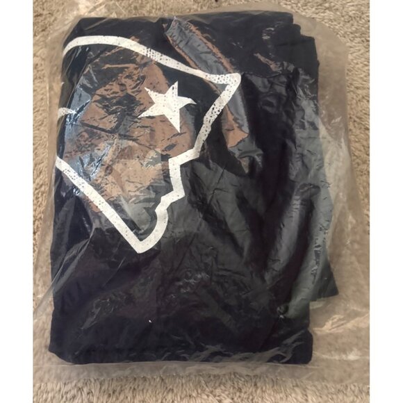 New England Patriots T-Shirt XL Jerzees Blue HiDensi-T Cotton Bud Light Logo New - Picture 8 of 8